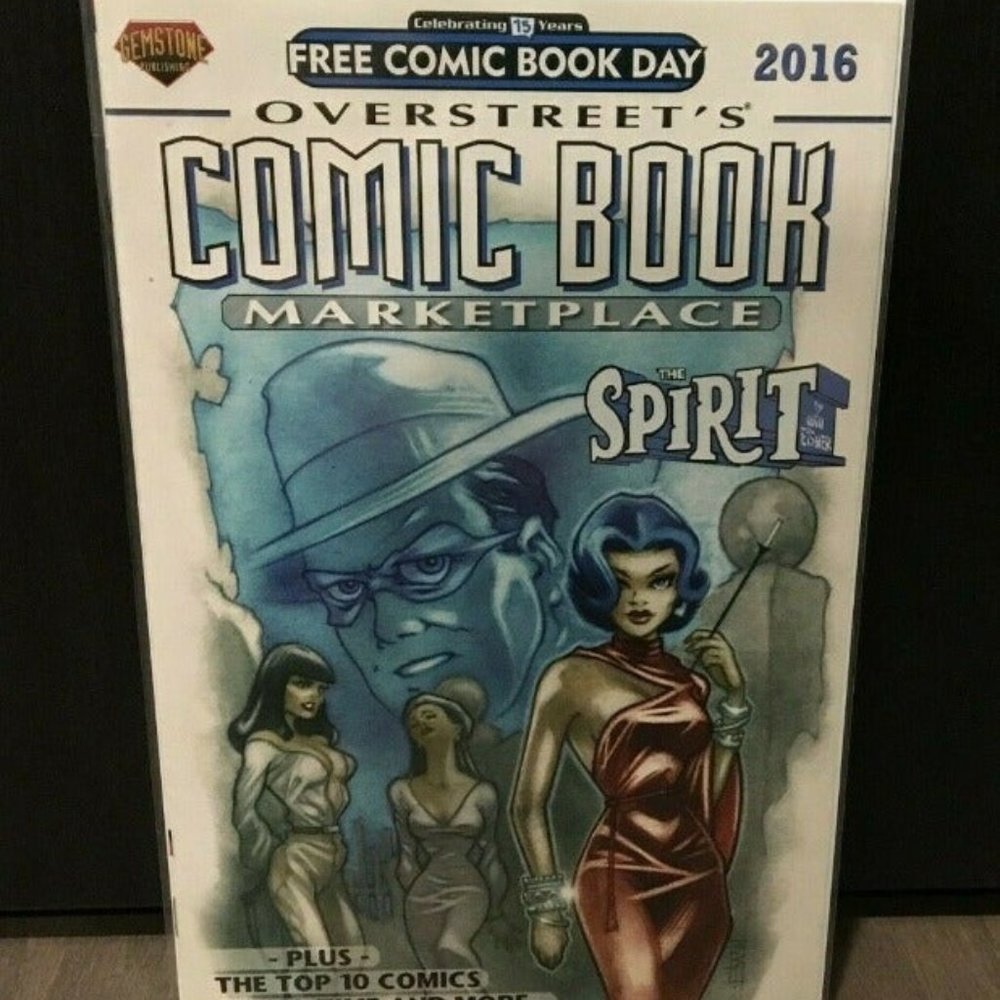 Overstreet Comic Book Marketplace FCBD 2016 The Spirit John K Snyder III Cover